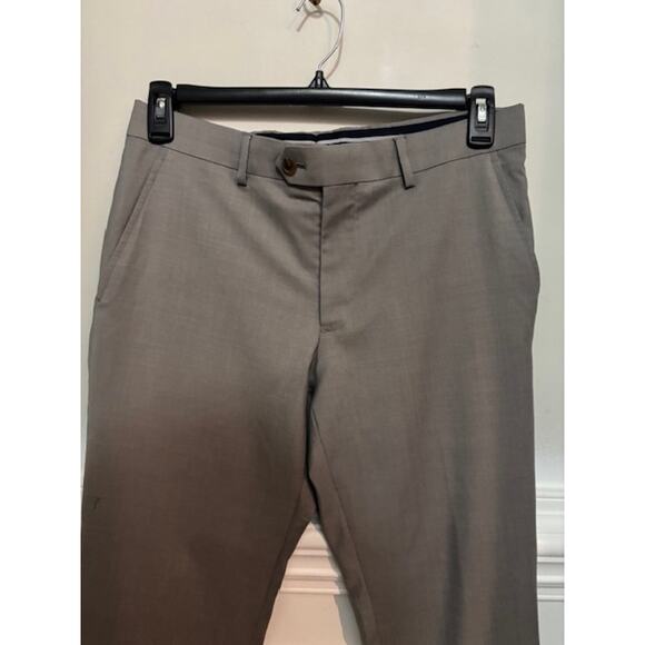Original Penguin Mens Dress Pants Flat Front Chinos Gray Trim Fit 32X32 New - Picture 5 of 7